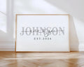Couple Names Print: Anniversary Wall Art (Digital Download)