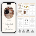 Destination Wedding Video Invitation: Passport Design (Digital Template)