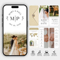 Animated Wedding Video Invitation: Photo & Music Template (Canva)