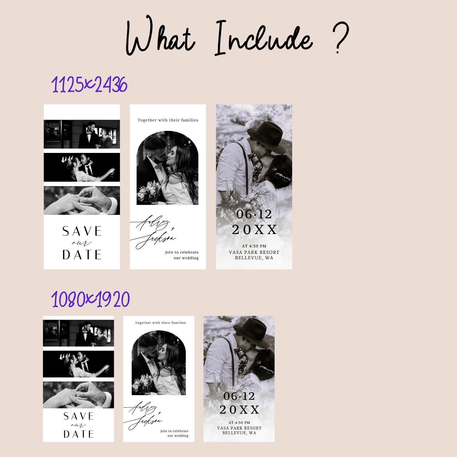 Animated Save The Date Video Invitation: Photo Template (Canva)