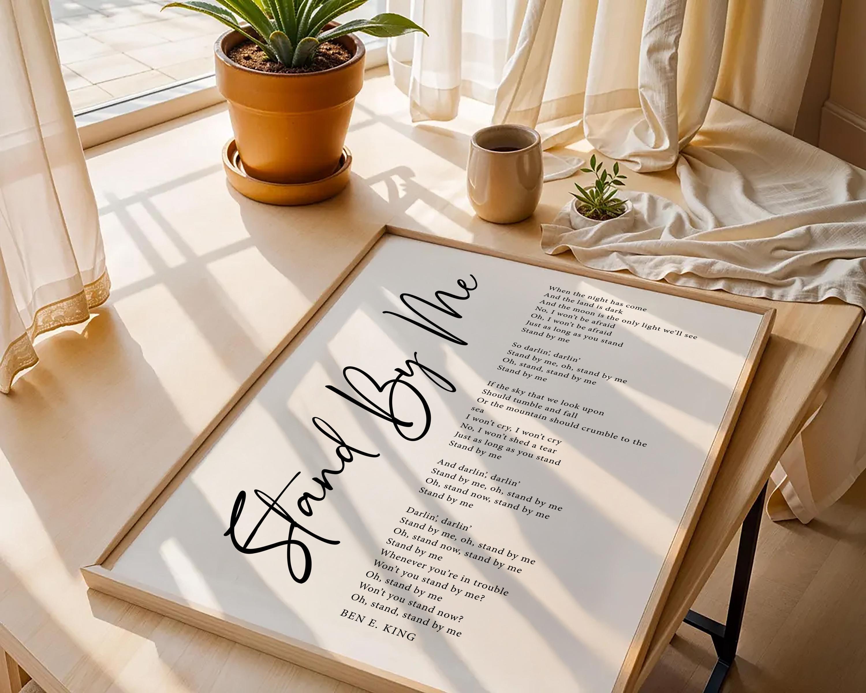 Personalized Wedding Song Lyrics Print: Custom Anniversary Wall Art