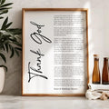 Personalized Wedding Song Lyrics Print: Custom Anniversary Wall Art