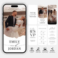 Animated Wedding Invitation Template: Photo, Music, RSVP (Canva)