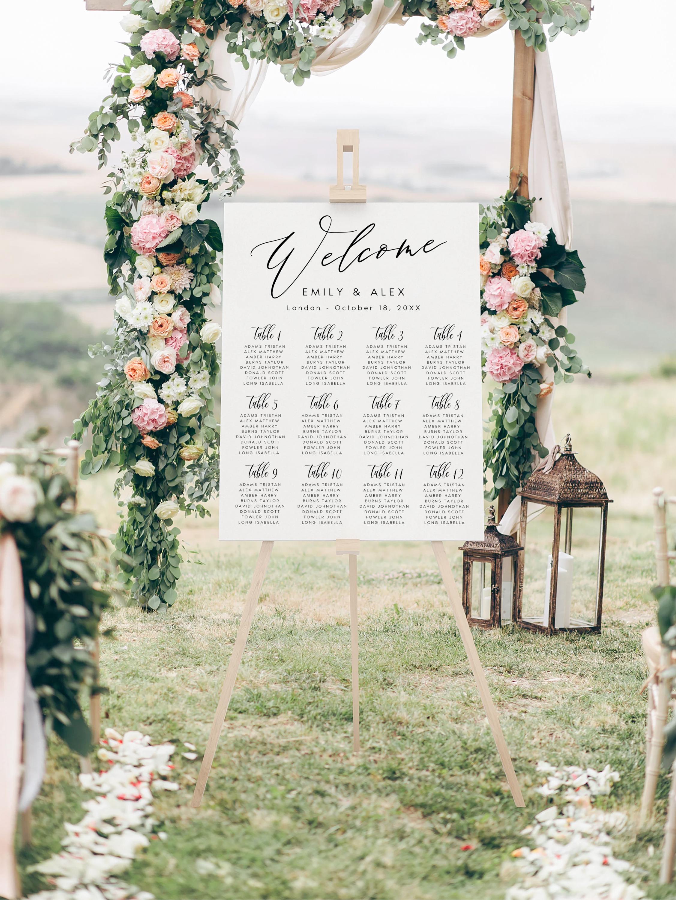 Custom Venue Lineart Invitation Suite | Editable Modern Wedding Invite Canva Template, Wedding Stationery Bundle