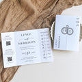 Editable Gatefold Wedding Invitation Template with QR Code (Digital Download)