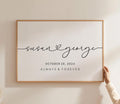 Couple Names Printable - Personalized Anniversary Wall Art