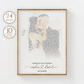 Personalized Wedding Song Lyrics Photo Print, Anniversary Gift , Lyric poster, Wall Art