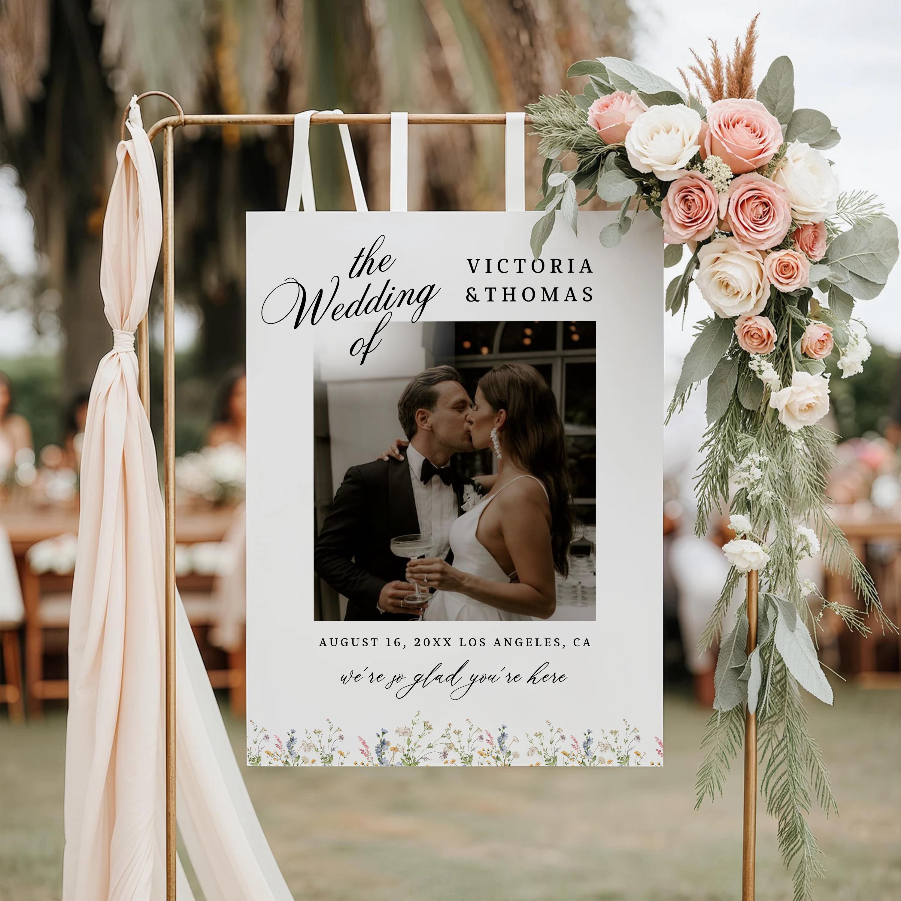 Custom Watercolor Venue Wedding Invitation Suite | Modern Invite set | Editable Canva Template