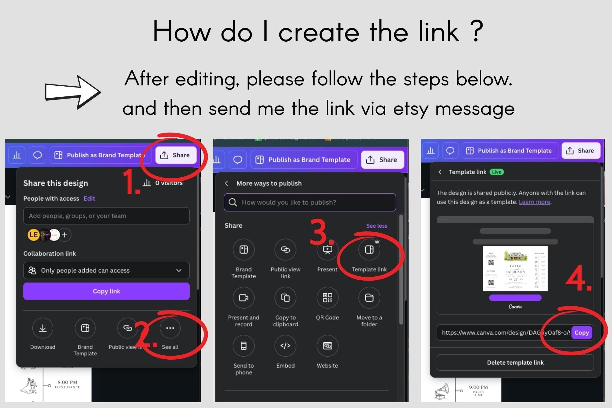 Custom Watercolor Venue Wedding Invitation Template (Digital)