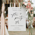 Editable Wedding Welcome Sign Template: Minimalist Reception Decor (Canva Template, Digital Download)