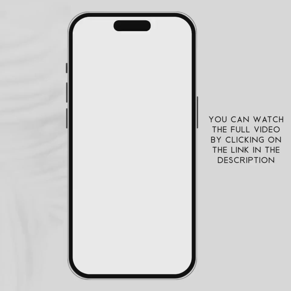 Minimalist Wedding Video Invitation: Animated Photo Template (Canva Editable)