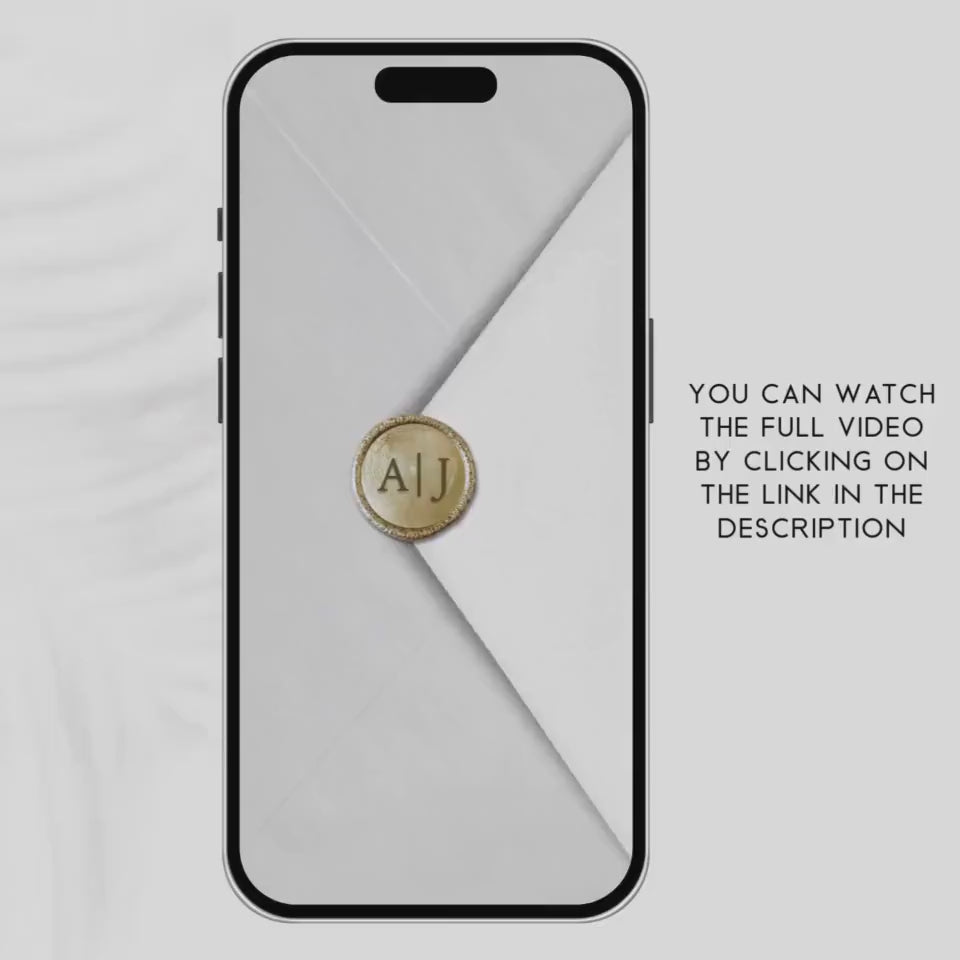 Animated Wedding Video Invitation: Editable Canva Template (Digital Download )