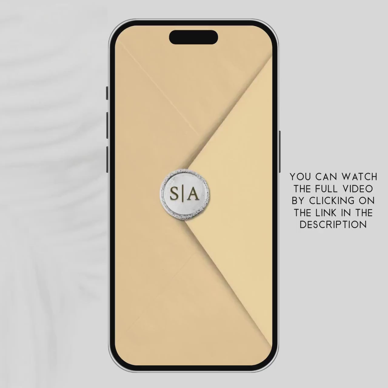 Animated Wedding Video Invitation Template, Canva Editable, Add Photo and Music