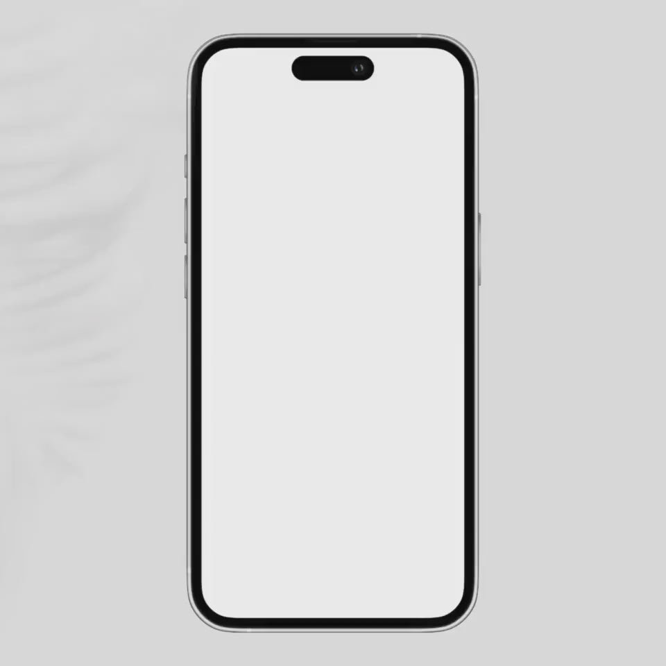 Animated Wedding Invitation Template: Minimalist Digital Phone Invite (Canva)